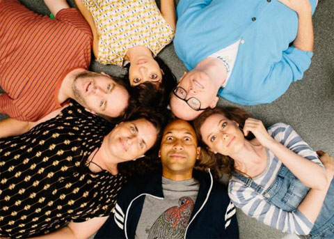 The cast of Don't Think Twice