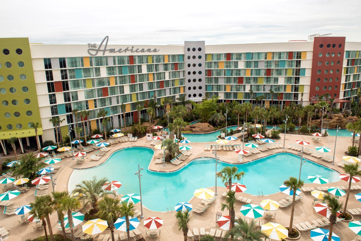 Universal Orlando's fourth on-site hotel ? Universal?s Cabana Bay Beach Resort ? features a total of 1,800 moderate and value priced rooms that evoke the classic, retro-feel of iconic beach resorts from the 1950s and 60?s. The new hotel is a destination within itself ? featuring a stunning design with bold colors, retro-inspired architecture and sweeping vistas that transport guests back to a time of relaxation and endless family fun. Cabana Bay guests can experience incredible amenities throughout the hotel, including two zero-entry pools, a bowling alley and Universal Orlando's first ever lazy river. To learn more or to make a reservation, call 1-888-273-1311 or visit www.universalorlando.com.